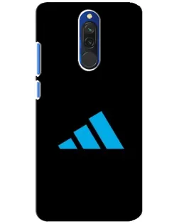 Чехол для Xiaomi Redmi 8 с картинкой «Adidas Cyan Logo»