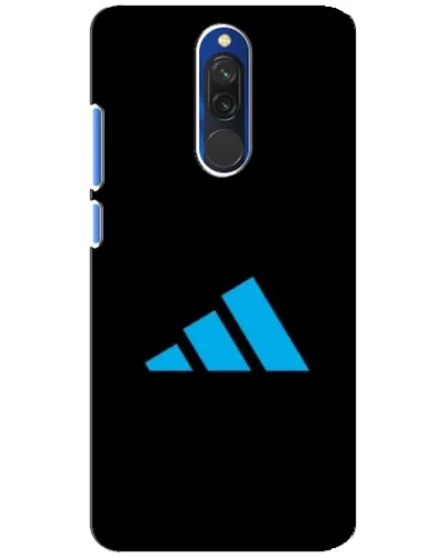 Чехол для Xiaomi Redmi 8 с картинкой «Adidas Cyan Logo»