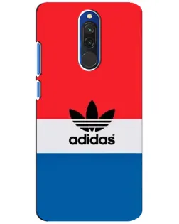 Чехол для Xiaomi Redmi 8 с картинкой «Ретро блоки Adidas»