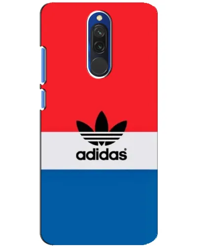Чехол для Xiaomi Redmi 8 с картинкой «Ретро блоки Adidas»
