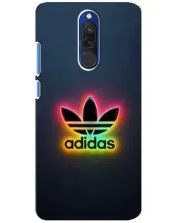 Чехол для Xiaomi Redmi 8 с картинкой «Неоновый Adidas»