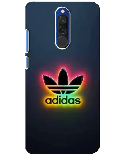 Чехол для Xiaomi Redmi 8 с картинкой «Неоновый Adidas»