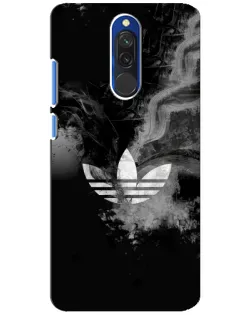 Чехол для Xiaomi Redmi 8 с картинкой «Абстрактный дым Adidas»