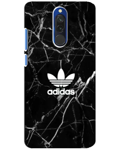 Чехол для Xiaomi Redmi 8 с картинкой «Белый мрамор Adidas»