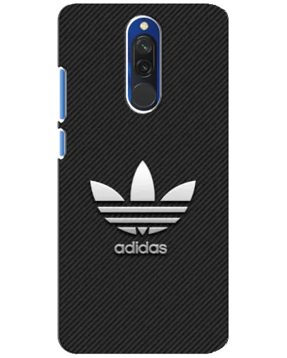 Чехол для Xiaomi Redmi 8 с картинкой «Adidas Карбоновая текстура»