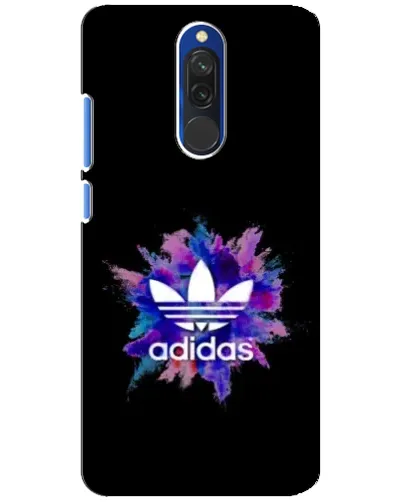 Чехол для Xiaomi Redmi 8 с картинкой «Взрыв красок Adidas»
