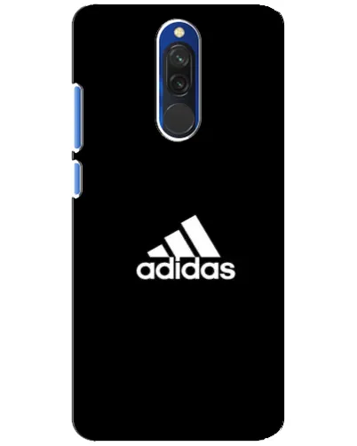 Чехол для Xiaomi Redmi 8 с картинкой «Черная классика Adidas»