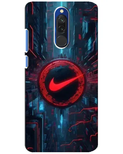 Чехол для Xiaomi Redmi 8 с картинкой «Техногенный стиль Nike»