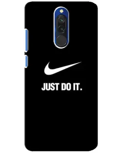 Чехол для Xiaomi Redmi 8 с картинкой «Классический принт Nike»
