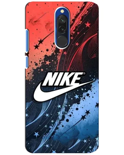 Чехол для Xiaomi Redmi 8 с картинкой «Градиентный принт Найк»