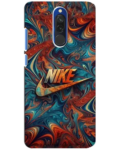 Чехол для Xiaomi Redmi 8 с картинкой «Nike в абстракции»