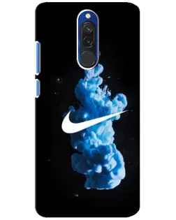 Чехол для Xiaomi Redmi 8 с картинкой «Nike и синий дым»