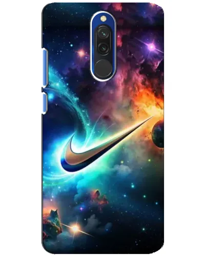 Чехол для Xiaomi Redmi 8 с картинкой «Космический Nike Swoosh»