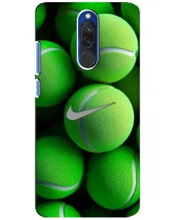 Чехол для Xiaomi Redmi 8 с картинкой «Теннисные мячи Найк»