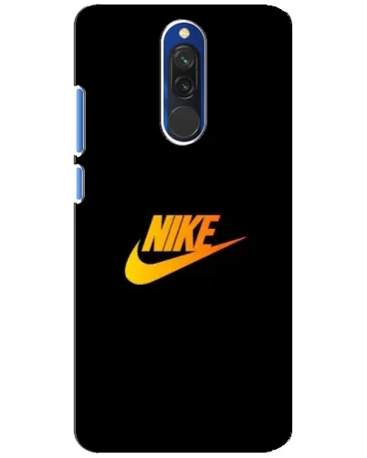 Чехол для Xiaomi Redmi 8 с картинкой «Золотой логотип Nike»