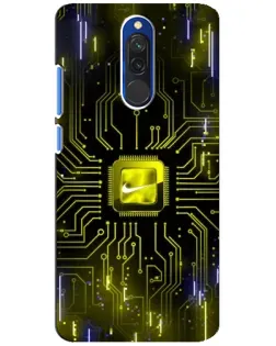 Чехол для Xiaomi Redmi 8 с картинкой «Nike — золотая искра»