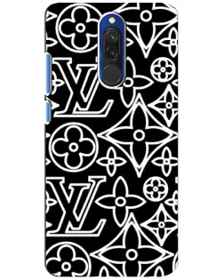 Чехол для Xiaomi Redmi 8 с картинкой «Черно-белый узор LV» Чехол для Xiaomi Redmi 8 с картинкой «Черно-белый узор LV»