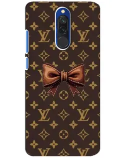 Чехол для Xiaomi Redmi 8 с картинкой «LV с бантом»