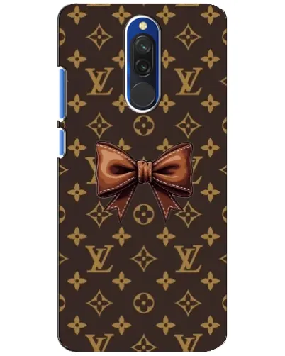 Чехол для Xiaomi Redmi 8 с картинкой «LV с бантом»