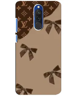 Чехол для Xiaomi Redmi 8 с картинкой «LV — кофейный атлас»