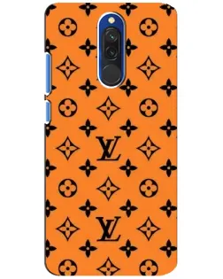 Чехол для Xiaomi Redmi 8 с картинкой «Оранжевый стиль LV»