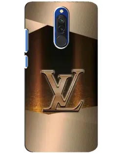 Чехол для Xiaomi Redmi 8 с картинкой «LV — золотое сияние»
