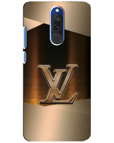 Чехол для Xiaomi Redmi 8 с картинкой «LV — золотое сияние»