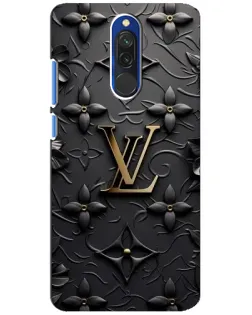 Чехол для Xiaomi Redmi 8 с картинкой «Кожаная текстура LV»