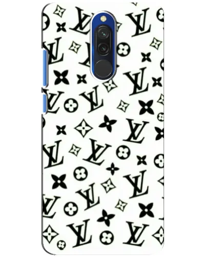 Чехол для Xiaomi Redmi 8 с картинкой «Монохромный хаос LV»
