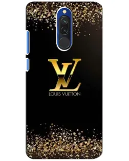 Чехол для Xiaomi Redmi 8 с картинкой «LV — золотые искры»