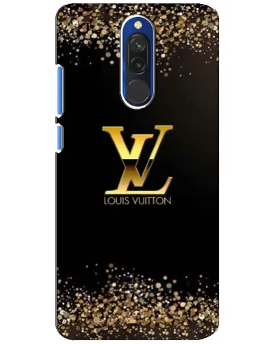Чехол для Xiaomi Redmi 8 с картинкой «LV — золотые искры»