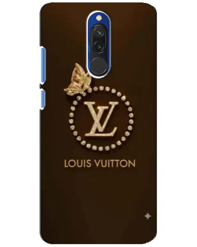 Чехол для Xiaomi Redmi 8 с картинкой «LV — золотая печать»