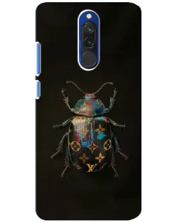 Чехол для Xiaomi Redmi 8 с картинкой «LV — мраморный принт»