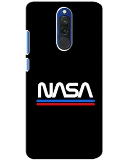 Чехол для Xiaomi Redmi 8 с картинкой «NASA — классика Red Blue» Чехол для Xiaomi Redmi 8 с картинкой «NASA — классика Red Blue»