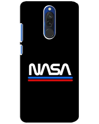 Чехол для Xiaomi Redmi 8 с картинкой «NASA — классика Red Blue» Чехол для Xiaomi Redmi 8 с картинкой «NASA — классика Red Blue»
