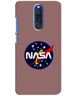 Чехол для Xiaomi Redmi 8 с картинкой «NASA — ретро космос»