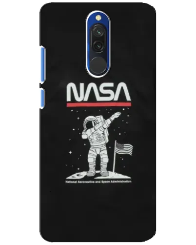 Чехол для Xiaomi Redmi 8 с картинкой «NASA — шагаем по Луне» Чехол для Xiaomi Redmi 8 с картинкой «NASA — шагаем по Луне»