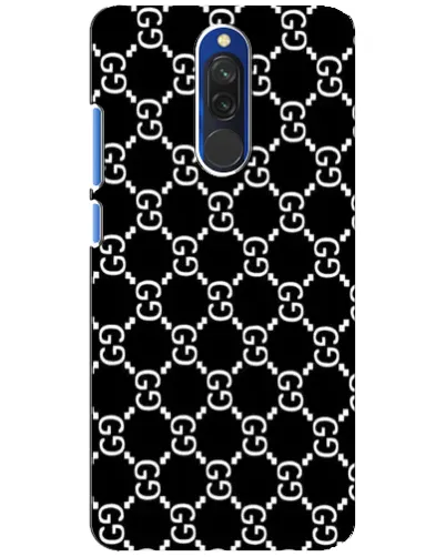 Чехол для Xiaomi Redmi 8 с картинкой «Gucci — сетчатый паттерн»
