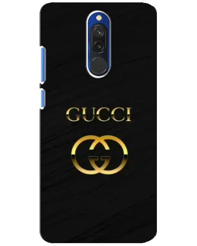 Чехол для Xiaomi Redmi 8 с картинкой «Золотой логотип Gucci»