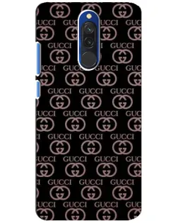 Чехол для Xiaomi Redmi 8 с картинкой «Классическая монограмма Gucci»