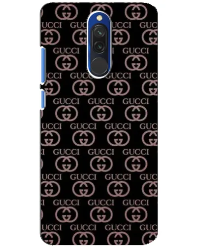 Чехол для Xiaomi Redmi 8 с картинкой «Классическая монограмма Gucci»