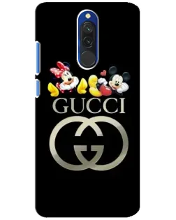 Чехол для Xiaomi Redmi 8 с картинкой «Gucci — герои Disney»