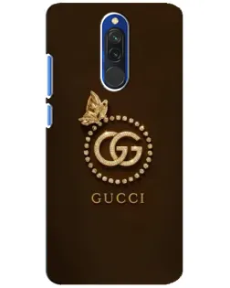 Чехол для Xiaomi Redmi 8 с картинкой «Gucci — золотая бабочка»