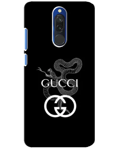 Чехол для Xiaomi Redmi 8 с картинкой «Gucci — серебряная змея»