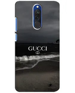 Чехол для Xiaomi Redmi 8 с картинкой «Gucci — морской прибой»