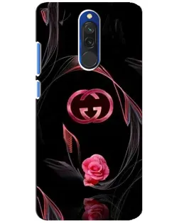 Чехол для Xiaomi Redmi 8 с картинкой «Gucci — неоновая роза»