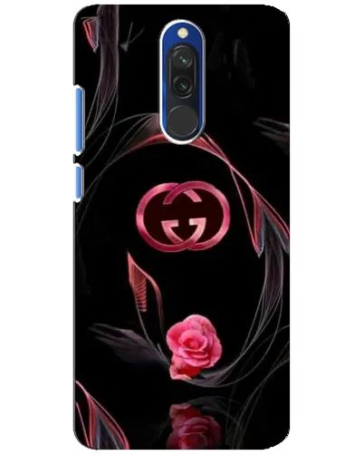 Чехол для Xiaomi Redmi 8 с картинкой «Gucci — неоновая роза»