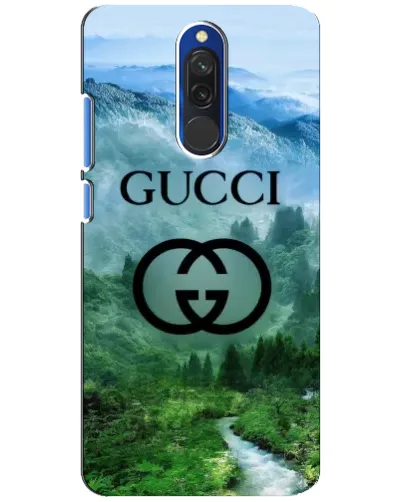 Чехол для Xiaomi Redmi 8 с картинкой «Gucci — горный пейзаж»