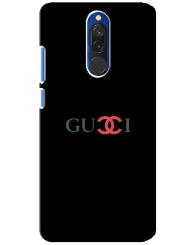 Чехол для Xiaomi Redmi 8 с картинкой «Gucci — красный градиент»