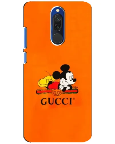 Чехол для Xiaomi Redmi 8 с картинкой «Микки Маус Gucci — оранж» Чехол для Xiaomi Redmi 8 с картинкой «Микки Маус Gucci — оранж»